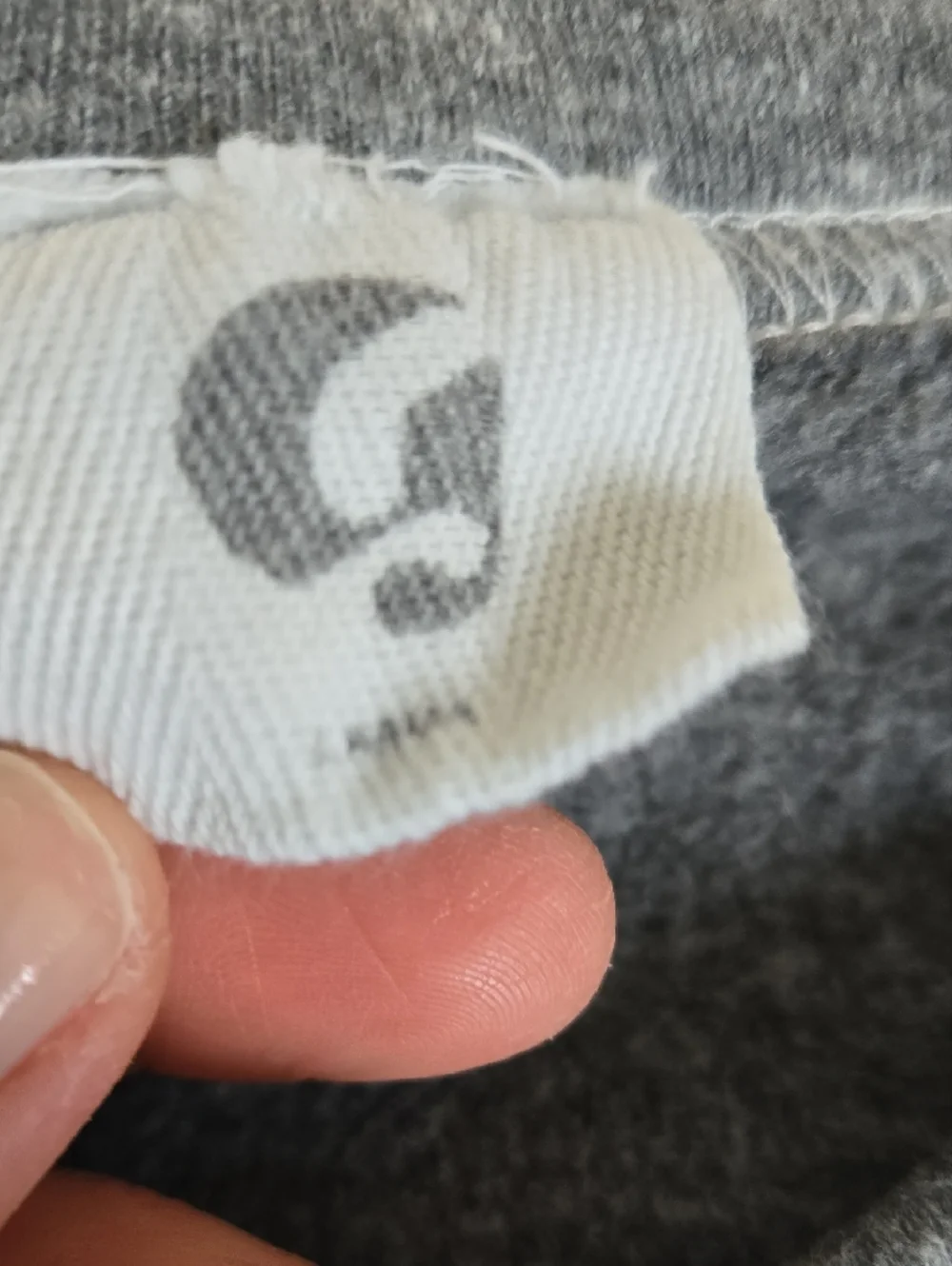 Glossier Gray Crewneck Sweatshirt with Black Logo - Picture 3 of 3